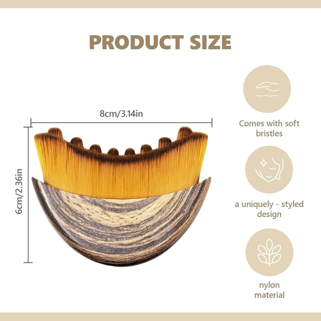 Brosse Lymphatique Visage, Lymphatic Drainage Face Brush, Brosse de contour lymphatique pour le visage, s'applique au visages, à la sculpture du menton et de la mâchoire